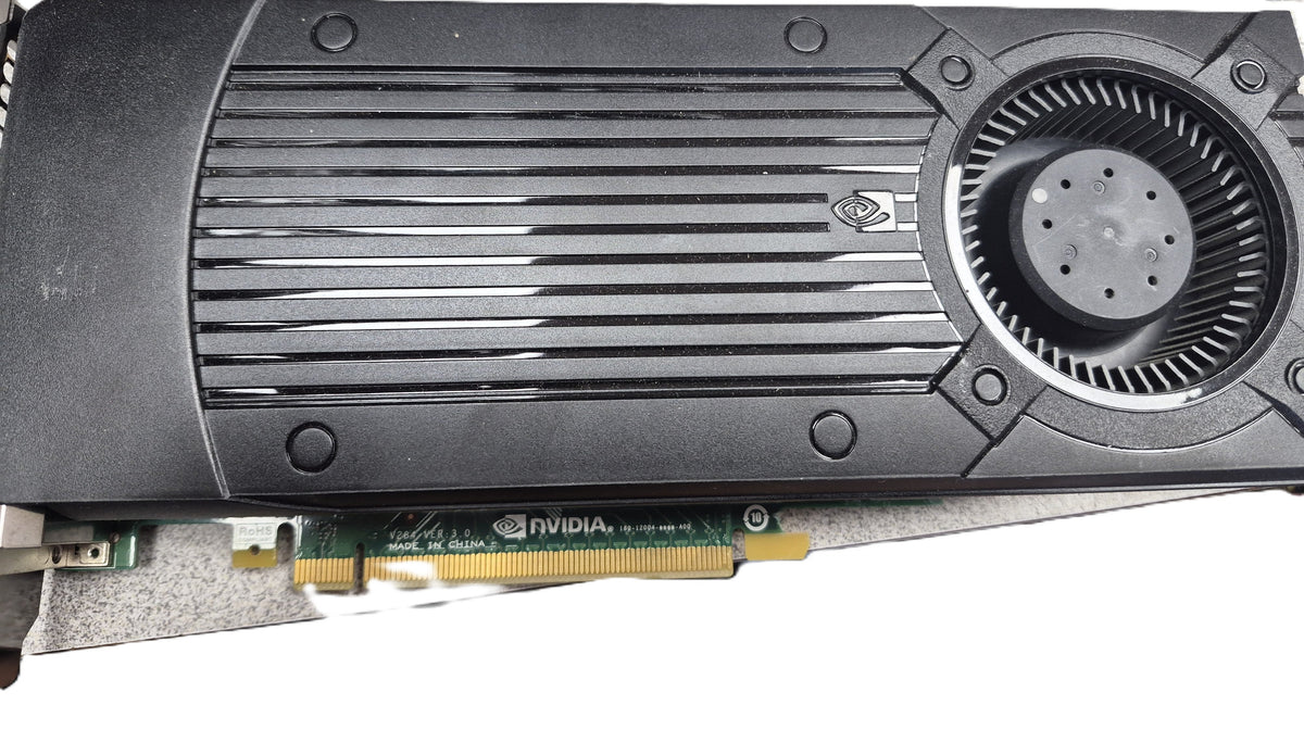 NVIDIA GeForce GTX 660 — capture écran carte graphique 1 GB GDDR5 GTX 660 détectée