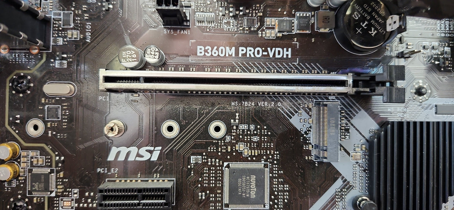 *MSI B360M PRO-VDH CORE i5 8400