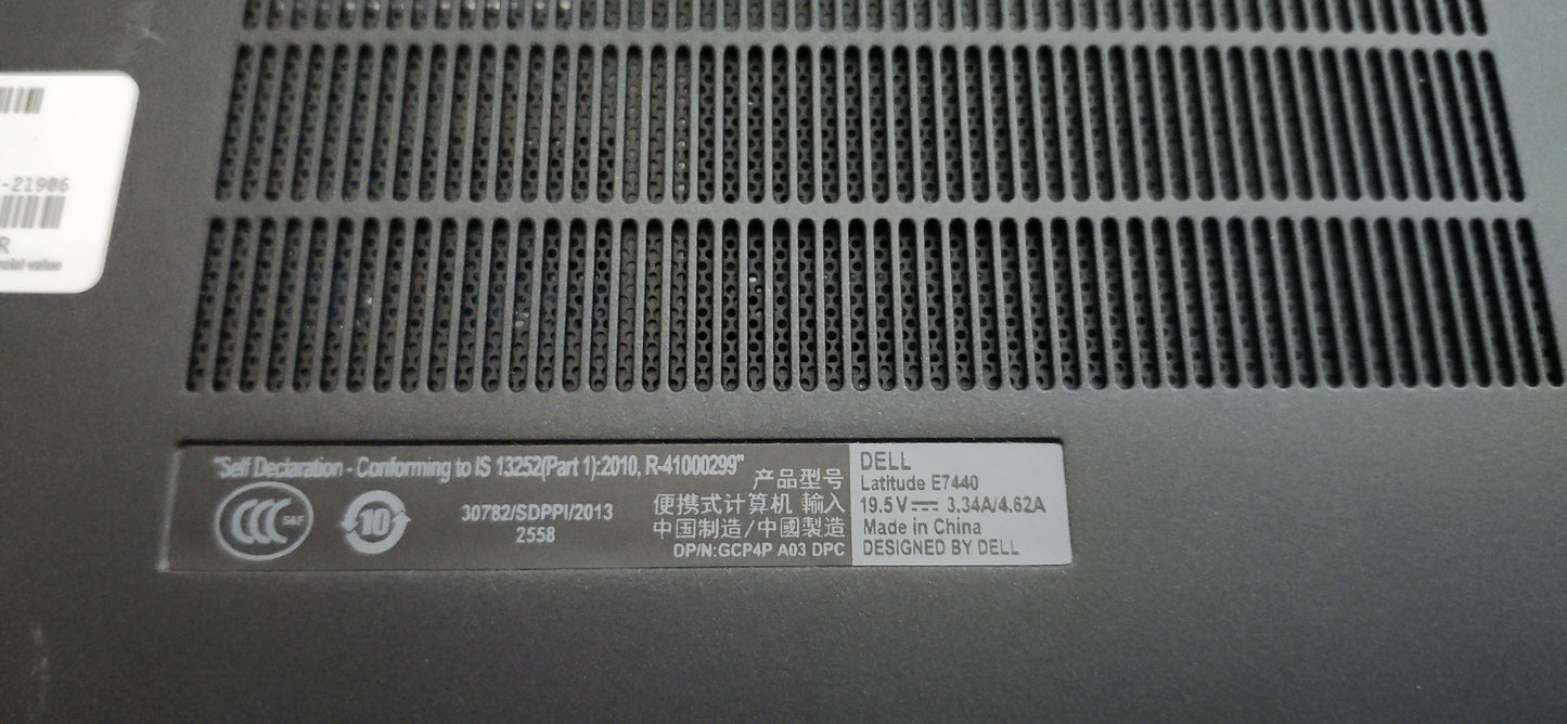 *DELL LATITUDE E7440 CORE i7 4600U