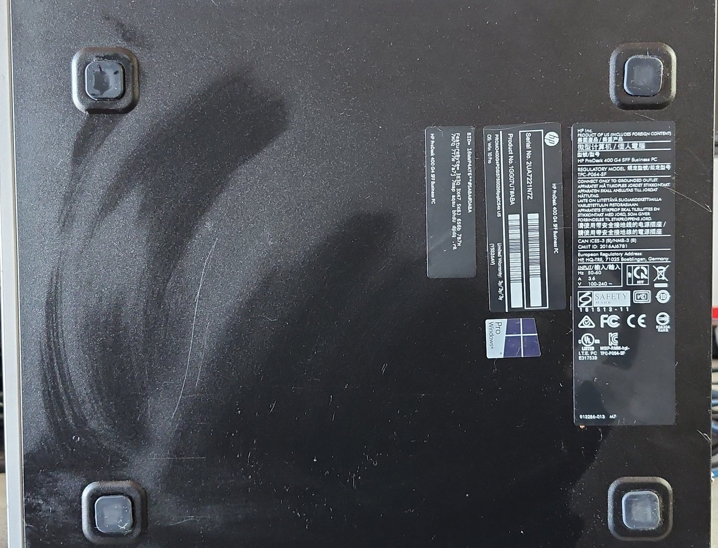 *PC DE BUREAU HP PRODESK G4 CORE i5 7500 SFF