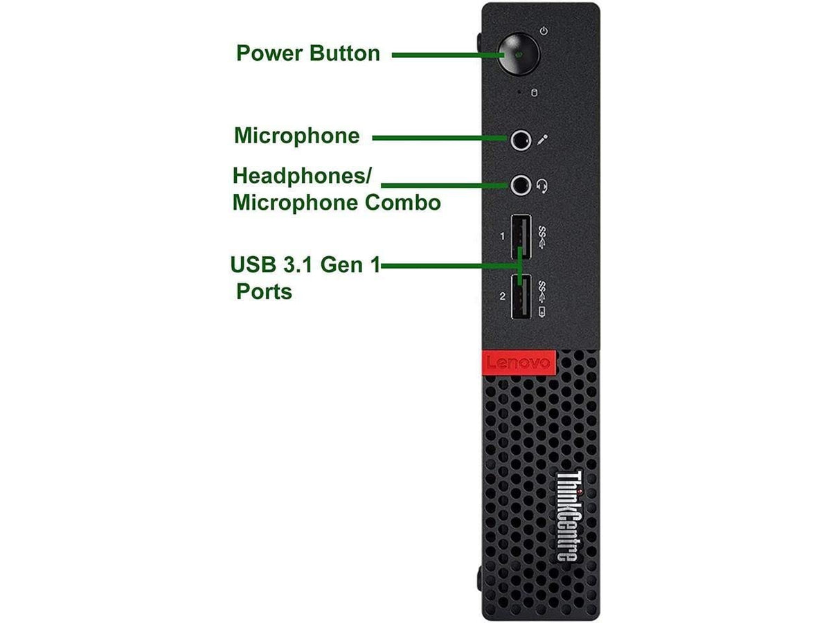 PC Tiny Lenovo ThinkCentre M710q — Core i5-7500T, 8 Go, SSD 128 Go