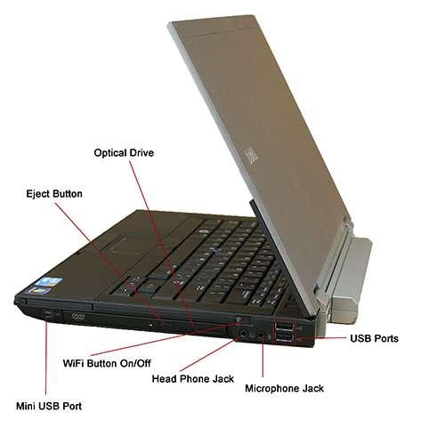Dell Latitude E6410 – vue de côté