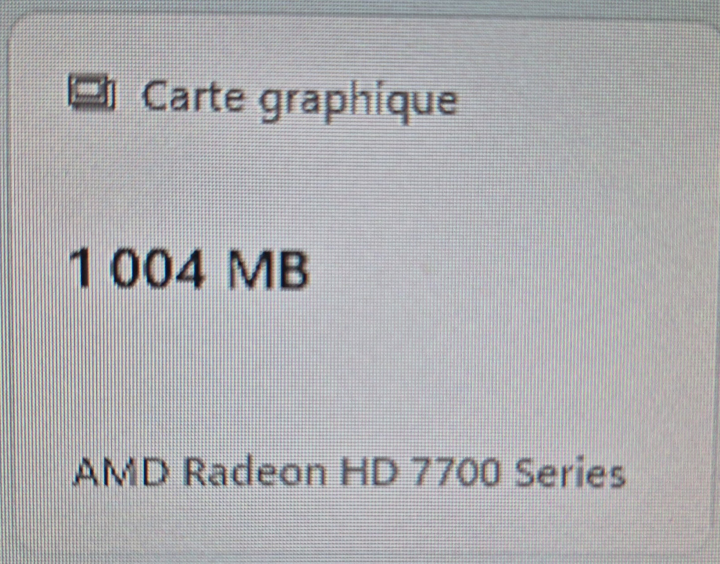 MSI AMD Radeon HD 7770 — 1 Go GDDR5 — PCIe x16 — DVI / DisplayPort / HDMI