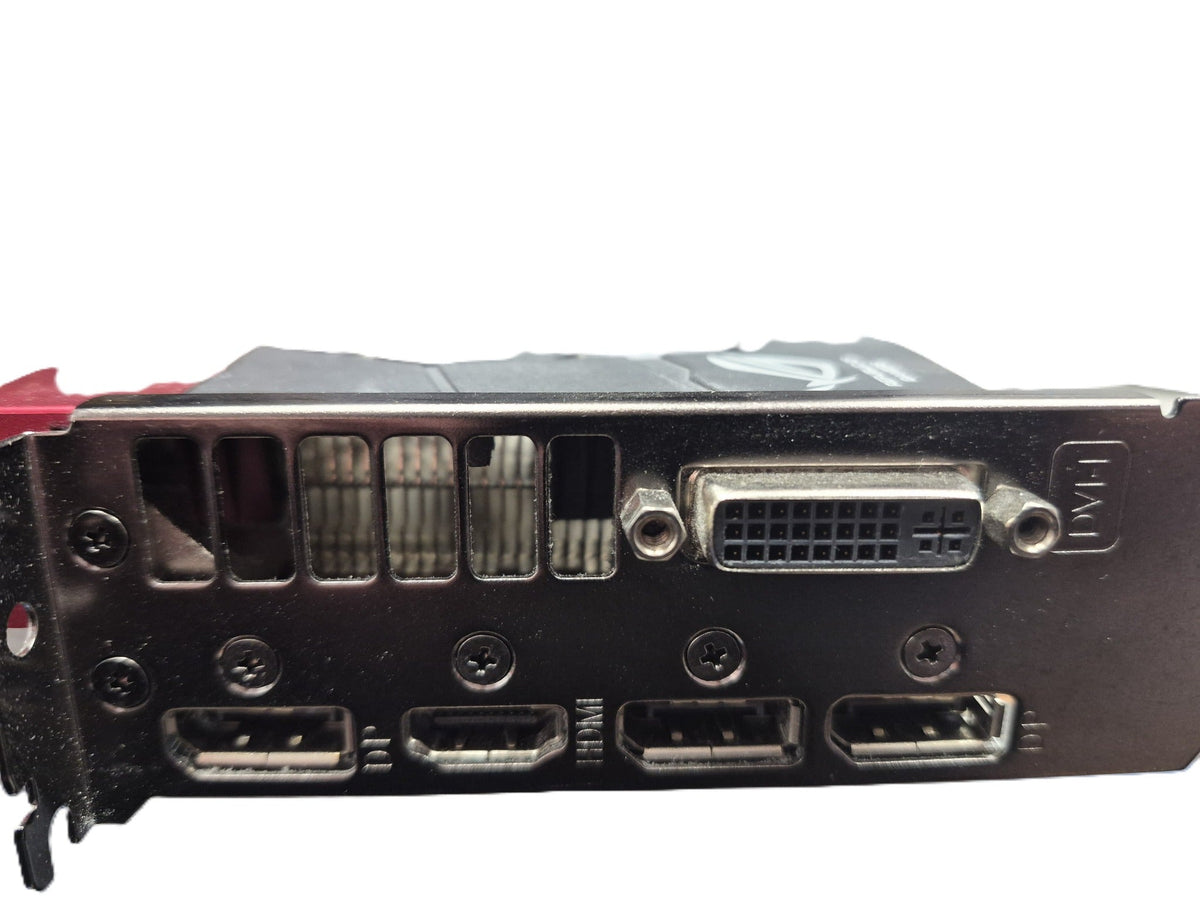 ASUS GTX 980 Poseidon — vue dessus 2 ventilateurs ASUS ROG + logo Poseidon