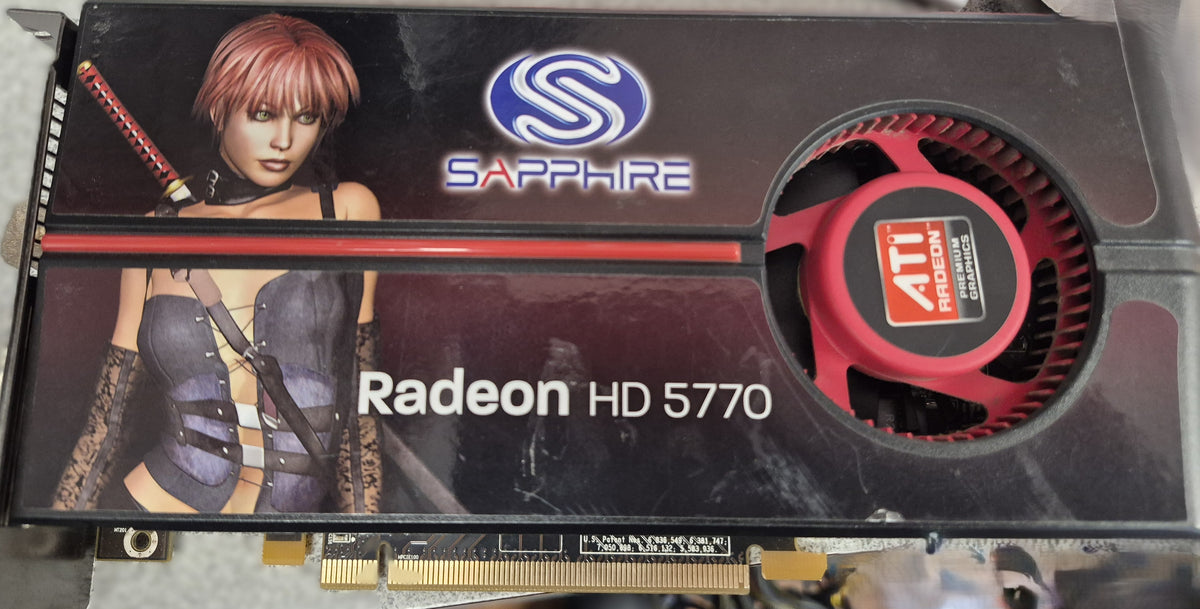 Sapphire ATI Radeon HD 5770 1 Go GDDR5 — Bus 128-bit • PCIe x16 • 2x DVI + DisplayPort + HDMI — Bureautique & Multi-écran