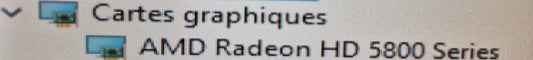 AMD Radeon HD 5800 Series — vue de face ATI Radeon Premium Graphics