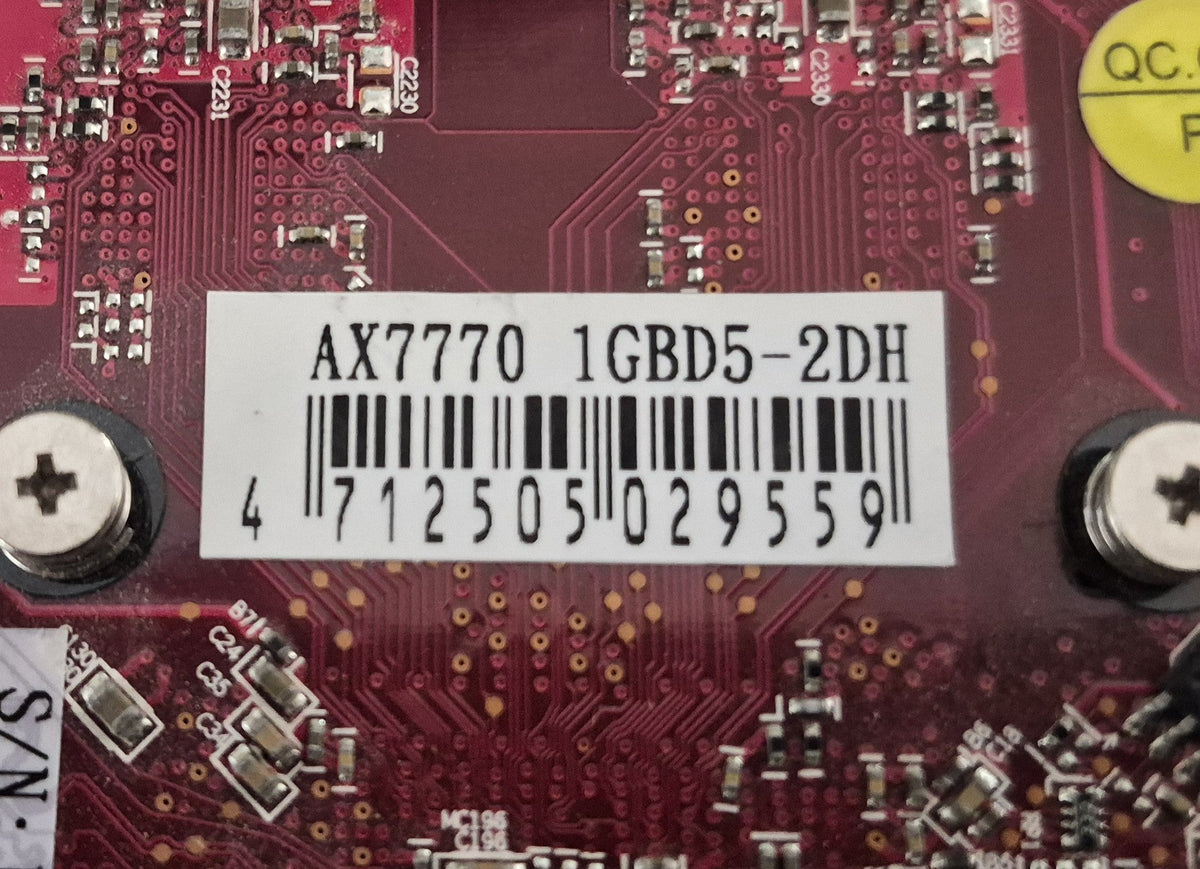 AMD Radeon HD 7770 — vue de face avec ventilateur
