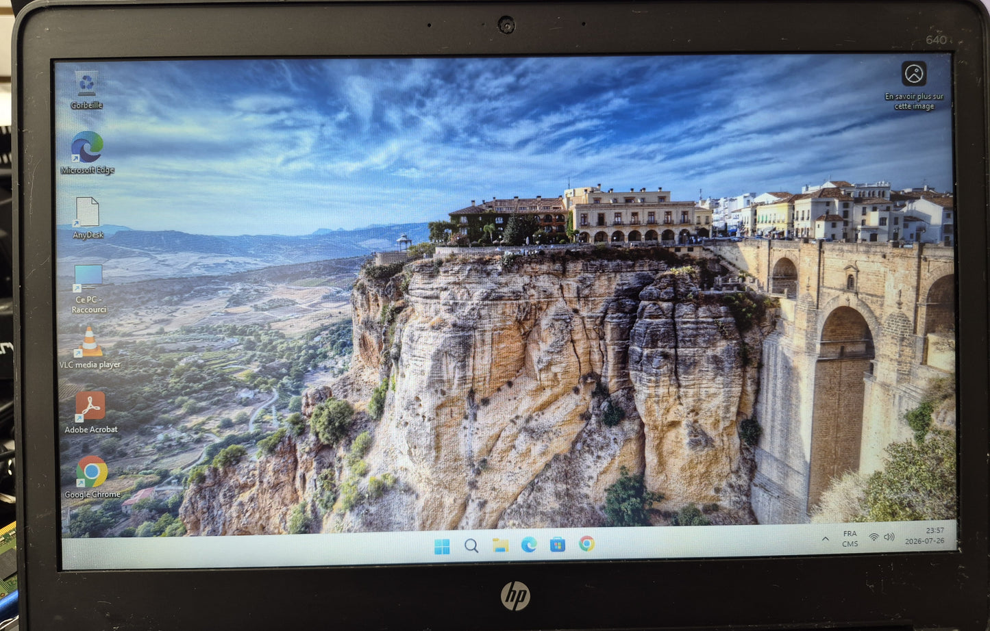 HP ProBook 640 G1 — Intel Core i5  4310m— 8 Go DDR3L — 128 Go SSD — 14" — Win 11 Pro