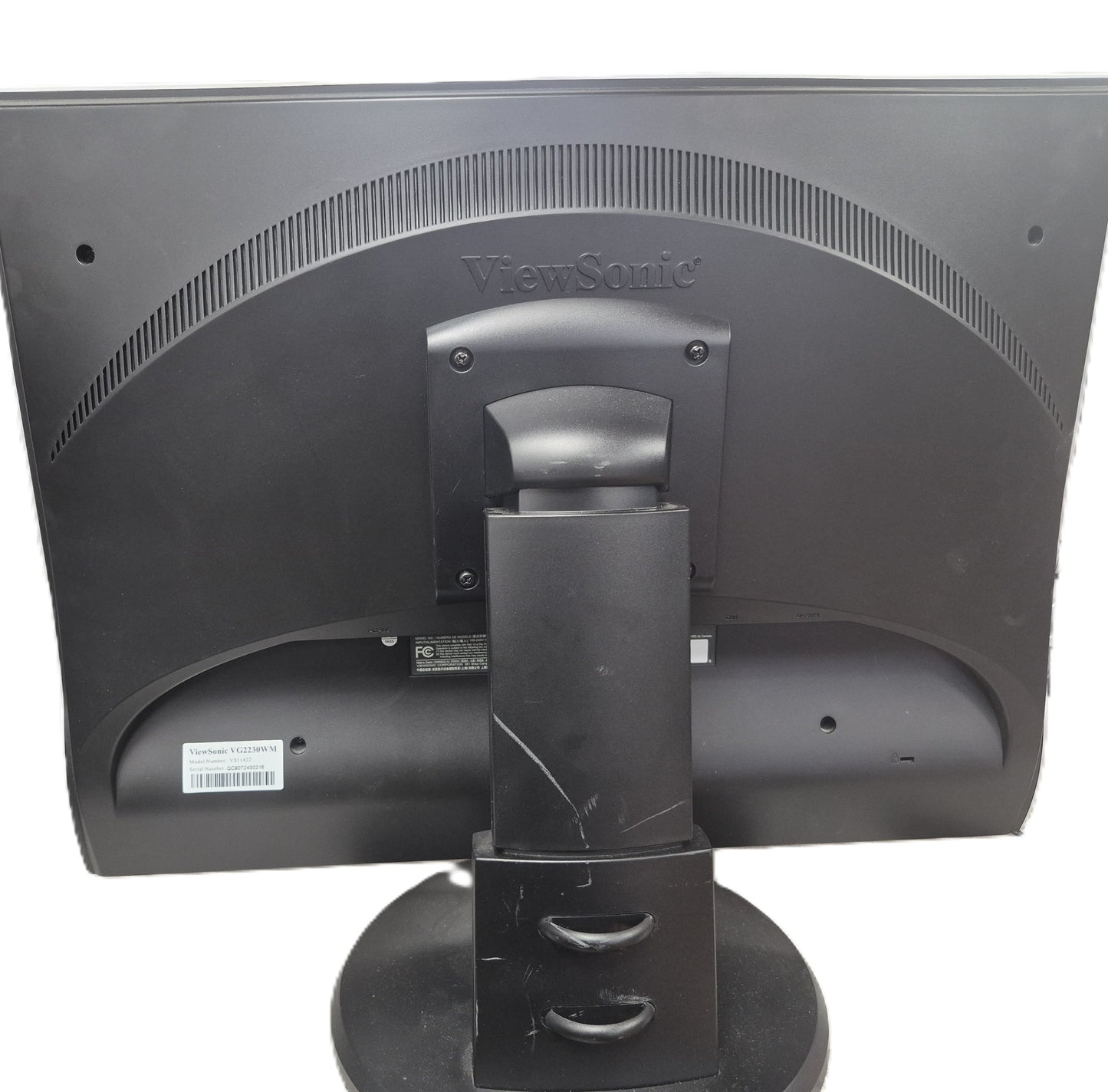 ViewSonic VG2230WM - Vue arrière complète