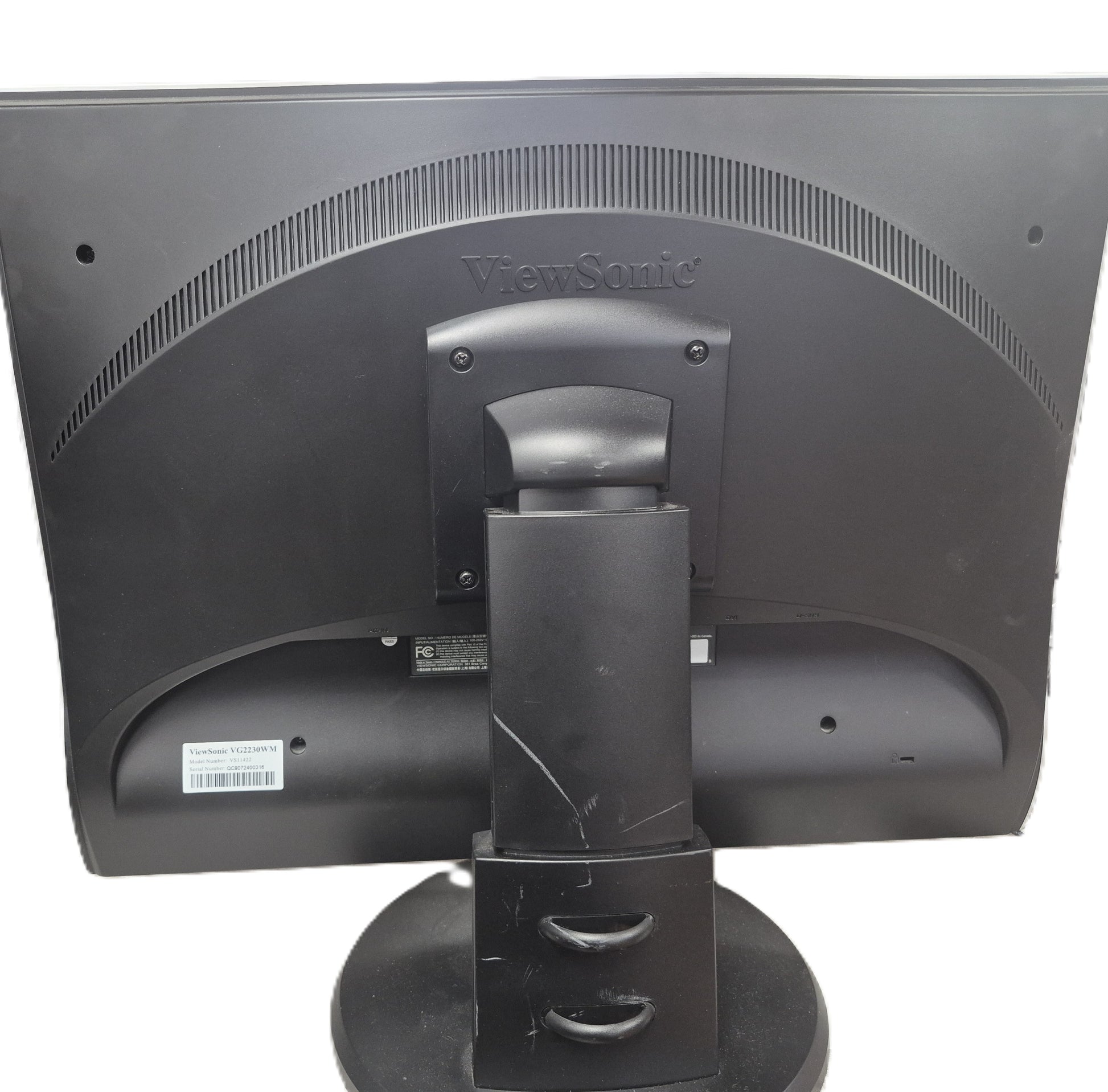 ViewSonic VG2230WM - Vue arrière complète