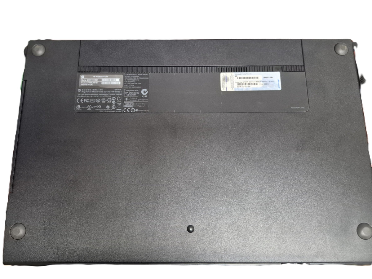 💻 HP PROBOOK 4720S — RECONDITIONNÉ Intel Pentium P6200 • 8 Go DDR3 • SSD 120 Go • 17,3 pouces HD • ATI Radeon HD 4550 • Windows 11 Famille