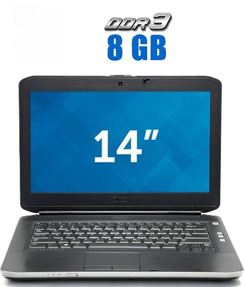 Dell Latitude E5430 — vue face avant avec écran 14" et 8Go DDR3