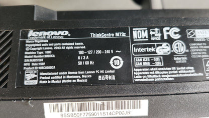 *LENOVO THINCENTRE M73Z CORE i3 4130