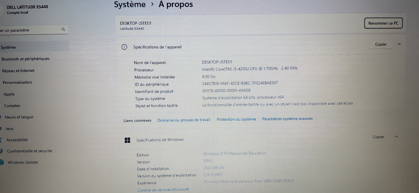 *DELL LATITUDE E5440 CORE i5 4210