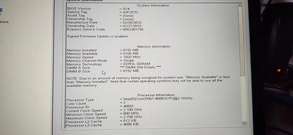 *DELL LATITUDE E7440 CORE i7 4600U