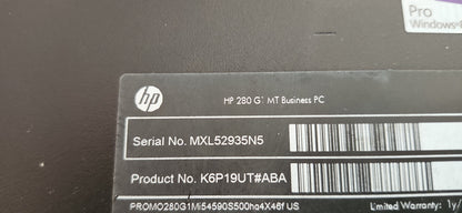 *HP 280 G1 MT BUSINESS CORE i5 4590S