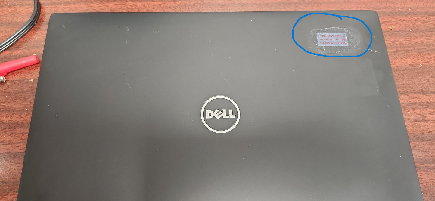 *DELL LATITUDE 7480 CORE i5 7300U(COUVERCLE LEGEREMENT GRADE B REGARDER PHOTOS)