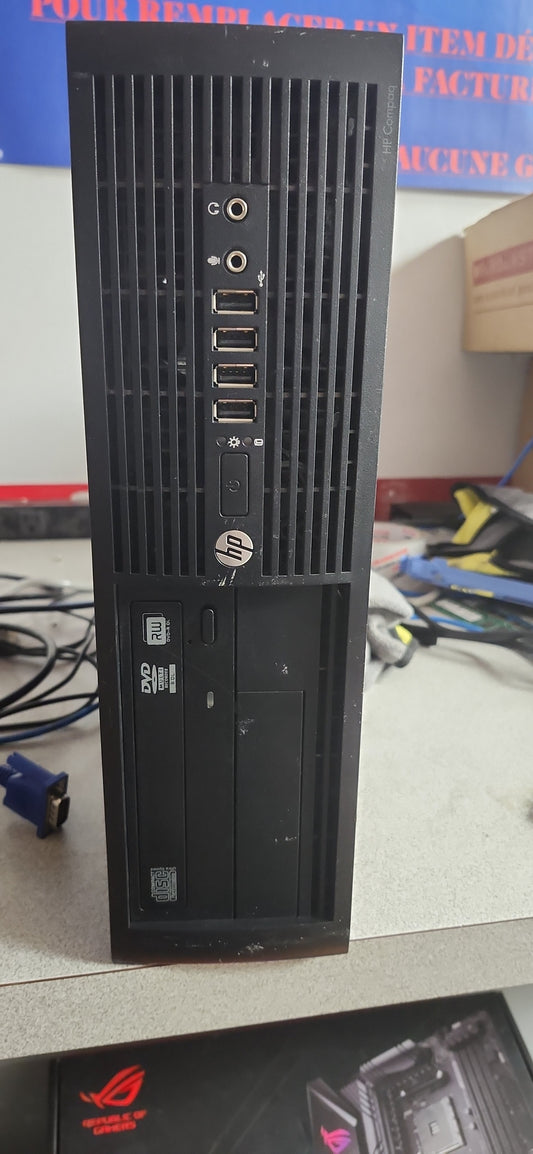 *PC DE BUREAU HP COMPAQ 4300 PRO SFF CORE i5 3570S