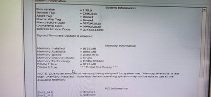 *Dell OptiPlex 7070 Micro CORE i5 8500