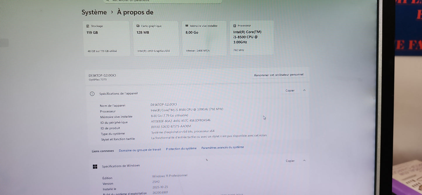 *Dell OptiPlex 7070 Micro CORE i5 8500