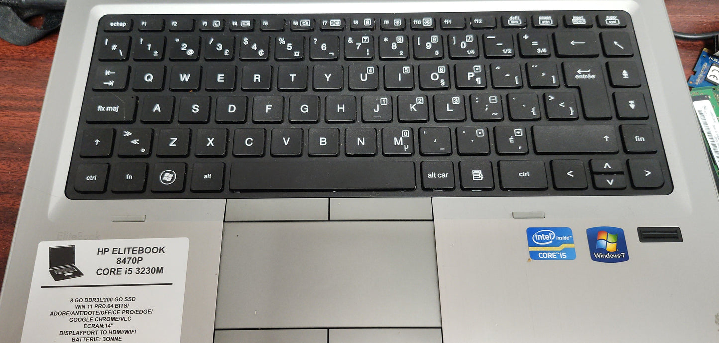 HP ELITEBOOK 8470P CORE i5 3230M