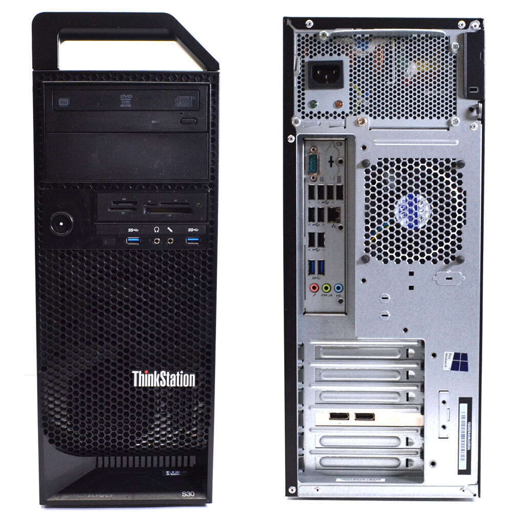 Lenovo ThinkStation S20 – Xeon W3565 Quad-Core | 8 GB DDR3 | 1 TB HDD | AMD Radeon HD 7000 1 GB | Windows 11 Pro