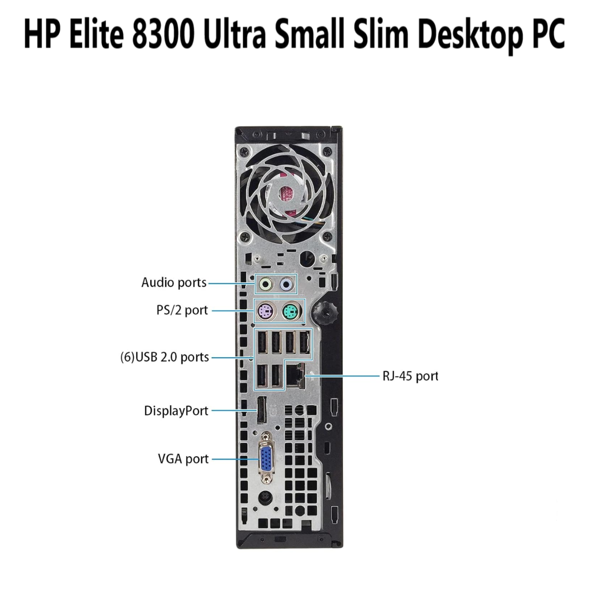 🖥️ HP COMPAQ ELITE 8300 USDT  Intel Core i5-3470 • 8 Go DDR3 • HDD 500 Go • Windows 11 Pro